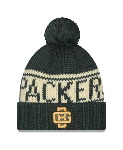 New Era Women's Green Bay Packers 2026 Rivalries Collection Cuffed Knit With Pom Hat