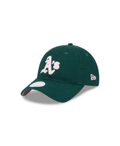 New Era Women's Green Oakland Athletics 2024 Mother's Day 9twenty Adjustable Hat