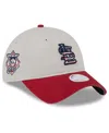 New Era Women's Khaki/red St. Louis Cardinals 2024 Fourth Of July 9twenty Adjustable Hat In Khaki,red