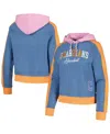 New Era Women's Light Blue Cleveland Guardians Fashion Color Pop Pullover Hoodie In Light Blue