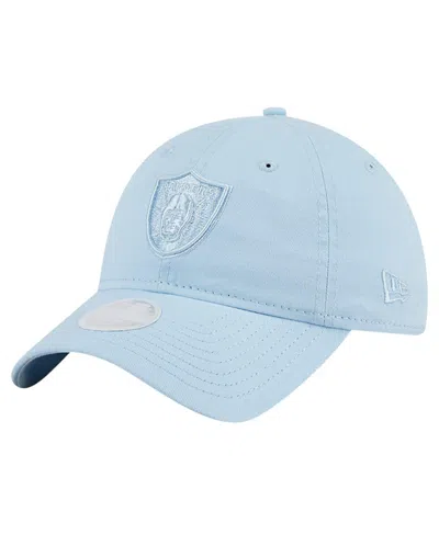 New Era Women's Light Blue Las Vegas Raiders Color Pack 9twenty Adjustable Hat