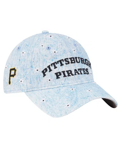 New Era Women's Light Blue Pittsburgh Pirates Daisy All Over 9twenty Adjustable Hat
