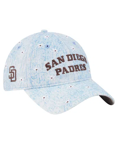 New Era Women's Light Blue San Diego Padres Daisy All Over 9twenty Adjustable Hat