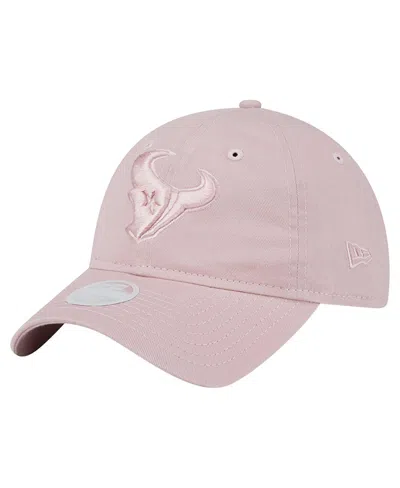 New Era Women's Light Pink Houston Texans Main 9twenty Adjustable Hat Main 9twenty Adjustable Hat