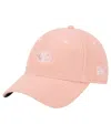 New Era Women's Light Pink San Francisco 49ers Cozy Sherpa 9forty Adjustable Hat In Light Pink