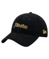 New Era Women's Men's Black Pittsburgh Pirates Corduroy 9twenty Adjustable Hat In Black