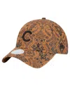 New Era Women's Men's Brown Chicago Cubs Vintage Deco 9twenty Adjustable Hat In Brown