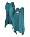 New Era Women's Midnight Green Philadelphia Eagles Plus Size Space Dye Active Tank Top In Green