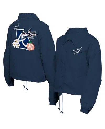 New Era Women's Navy 2025 Mlb All-star Game Full- Jacket In Blue