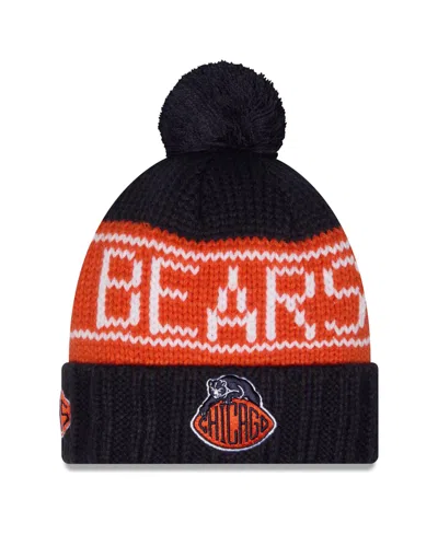 New Era Women's Navy Chicago Bears 2026 Rivalries Collection Cuffed Knit With Pom Hat