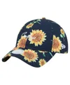 New Era Women's Navy Dallas Cowboys Adventure Sunflower 9twenty Adjustable Hat