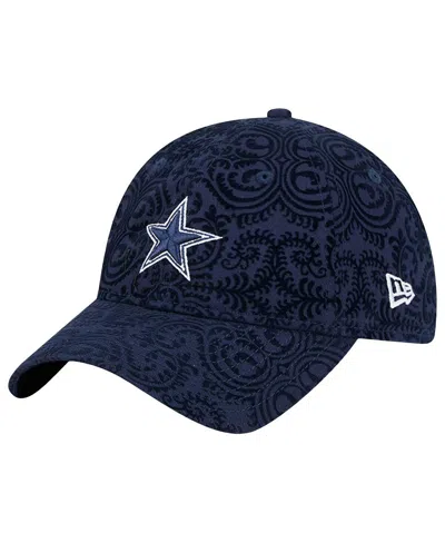 New Era Women's Navy Dallas Cowboys Sport Night Flair 9twenty Adjustable Hat