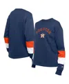 New Era Women's Navy Houston Astros Game Day Color Pullover Sweatshirt