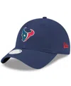 New Era Women's Navy Houston Texans Core Classic 9twenty Adjustable Hat In Navy