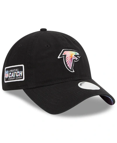 New Era Women's  Black Atlanta Falcons 2023 Nfl Crucial Catch 9twenty Adjustable Hat
