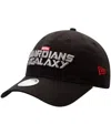 New Era Women's  Black Guardians Of The Galaxy Wordmark 9twenty Adjustable Hat In Black