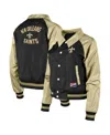 New Era Women's  Black New Orleans Saints Coaches Raglan Full-snap Jacket In Black