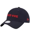 New Era Navy Boston Red Sox Shoutout 9twenty Adjustable Hat In Navy