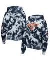 New Era Women's  Navy Chicago Bears Cloud Dye Fleece Pullover Hoodie In Blue