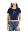 New Era Women's  Navy Dallas Cowboys Historic Champs T-shirt In Navy