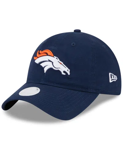 New Era Women's  Navy Denver Broncos Main Core Classic 2.0 9twenty Adjustable Hat