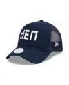 New Era Women's  Navy Denver Broncos Mcgee Trucker 9forty Adjustable Hat In Navy