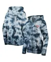 New Era Women's  Navy Minnesota Twins Tie-dye Full-zip Hoodie In Navy