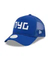 New Era Women's  Royal New York Giants Mcgee Trucker 9forty Adjustable Hat In Royal