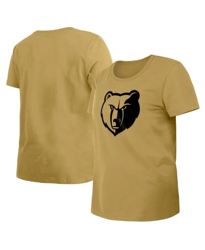 New Era Women's  Tan Memphis Grizzlies 2023/24 City Edition T-shirt