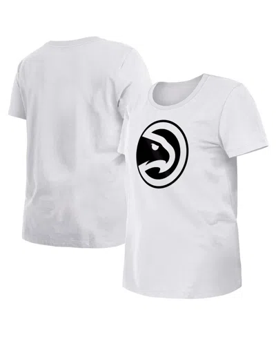 New Era Women's  White Atlanta Hawks 2023/24 City Edition T-shirt