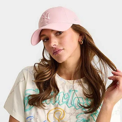 New Era Women's New York Yankees Mlb 9twenty Strapback Hat In Pink