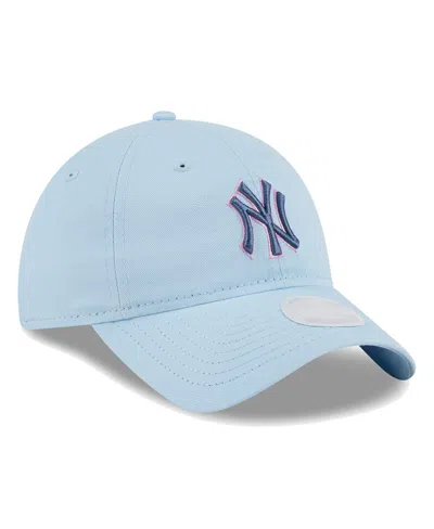 New Era Women's New York Yankees Multi Light Blue 9twenty Adjustable Hat