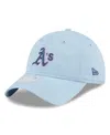 New Era Women's Oakland Athletics Multi Light Blue 9twenty Adjustable Hat In Light Blue