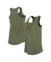 New Era Women's Olive New York Yankees Armed Forces Day Tank Top In Olive