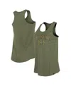 New Era Women's Olive New York Yankees Armed Forces Day Tank Top In Olive
