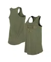 New Era Women's Olive New York Yankees Armed Forces Day Tank Top In Olive