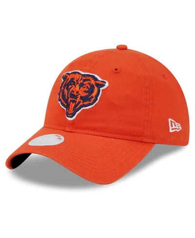 New Era Women's Orange Chicago Bears Main Core Classic 2.0 9twenty Adjustable Hat