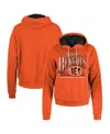 NEW ERA WOMEN'S ORANGE CINCINNATI BENGALS BOXY PULLOVER HOODIE