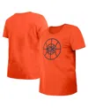 New Era Women's Orange Detroit Pistons 2023/24 City Edition T-shirt In Orange