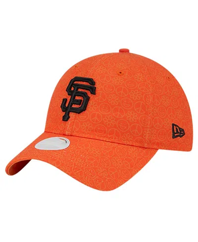 New Era Women's Orange San Francisco Giants Don't Worry 9twenty Adjustable Hat