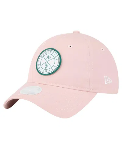 New Era Women's Pink Athletics Bloom 9twenty Adjustable Hat