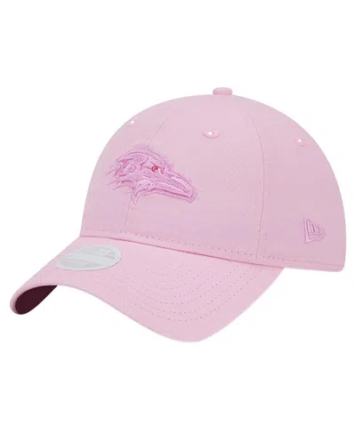 New Era Women's Pink Baltimore Ravens Color Pack 9twenty Adjustable Hat