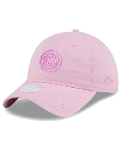New Era Women's Pink Brooklyn Nets Colorpack Tonal 9twenty Adjustable Hat
