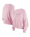 NEW ERA WOMEN'S PINK PITTSBURGH STEELERS COZY PULLOVER SWEATSHIRT