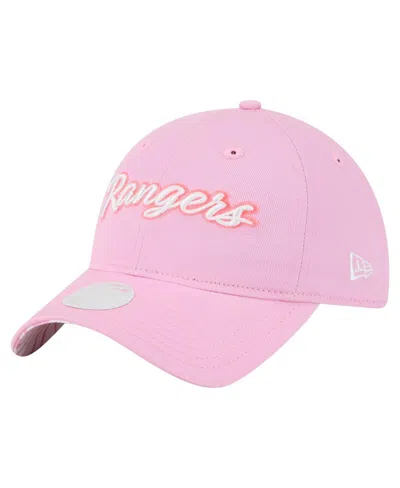 New Era Women's Pink Texas Rangers Mother's Day 9twenty Adjustable Hat