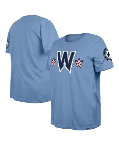 New Era Women's Powder Blue Washington Nationals 2025 City Connect Plus Size T-shirt