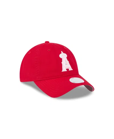 New Era Women's Red Los Angeles Angels 2024 Mother's Day 9twenty Adjustable Hat