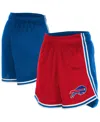 New Era Women's Red/royal Buffalo Bills Sport Classics Mesh Shorts In Multi