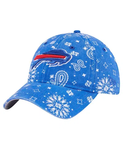 New Era Women's Royal Buffalo Bills Paisley 9twenty Adjustable Hat In Blue