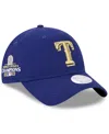 New Era Women's Royal Texas Rangers 2024 Gold Collection 9twenty Adjustable Hat In Royal